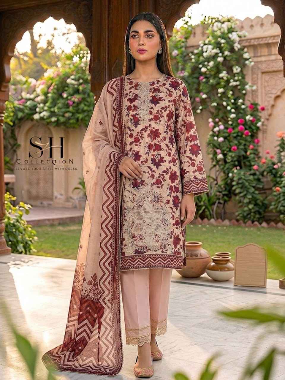 Premium 3-Piece Printed Lawn Collection