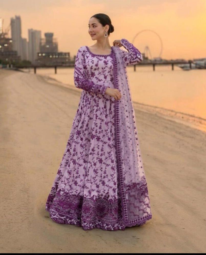 MAXI 3PC Front & Back Allover Digital Printed Long Length Maxi