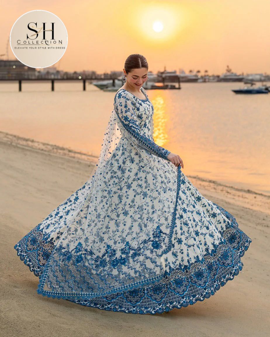 MAXI 3PC Front & Back Allover Digital Printed Long Length Maxi