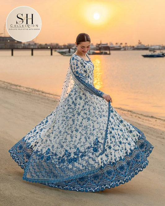 MAXI 3PC Front & Back Allover Digital Printed Long Length Maxi