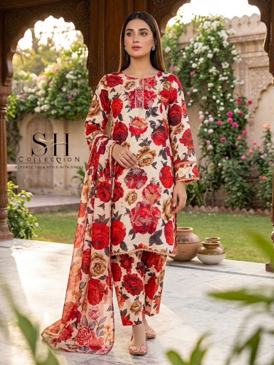 Premium 3-Piece Printed Lawn Collection
