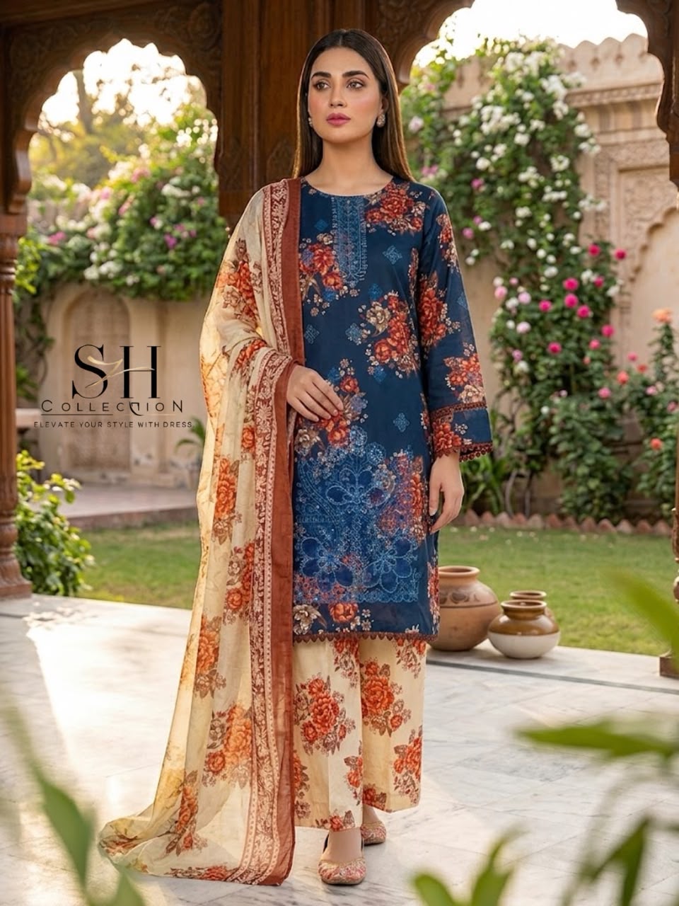Premium 3-Piece Printed Lawn Collection